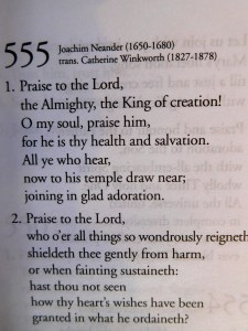 Second Sunday of Easter, fine service; Marty read the Scripture.