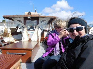 Marty and Rachel on the Flushing Ferry.
