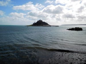 Tide's in at St Michael's Mount, Marazion.
