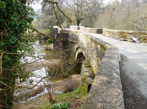 This bridge has an arch that dates back to the 15th century.