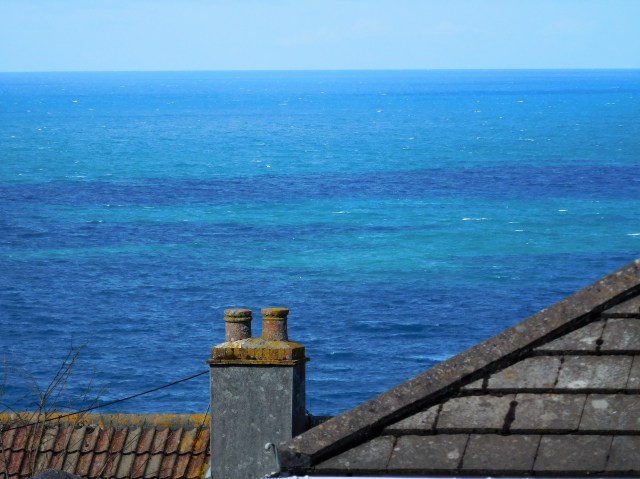 The Atlantic we see on Boskerris Road as we approach Ahoy There! 